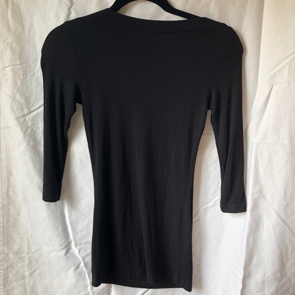 Bebe Rhinestone Ribbed Sweater - Picture 6 of 6